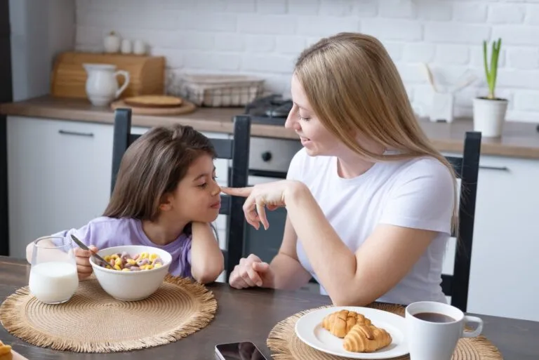 talk to your child about food and body image